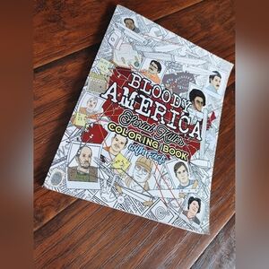 Bloody America Serial Killer adult Coloring Book